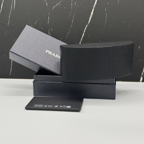 NEW PRADA PRB05SF 09Q08Z WOMEN BLACK SUNGLASSES SPR B05F 09Q08Z - Picture 9 of 9